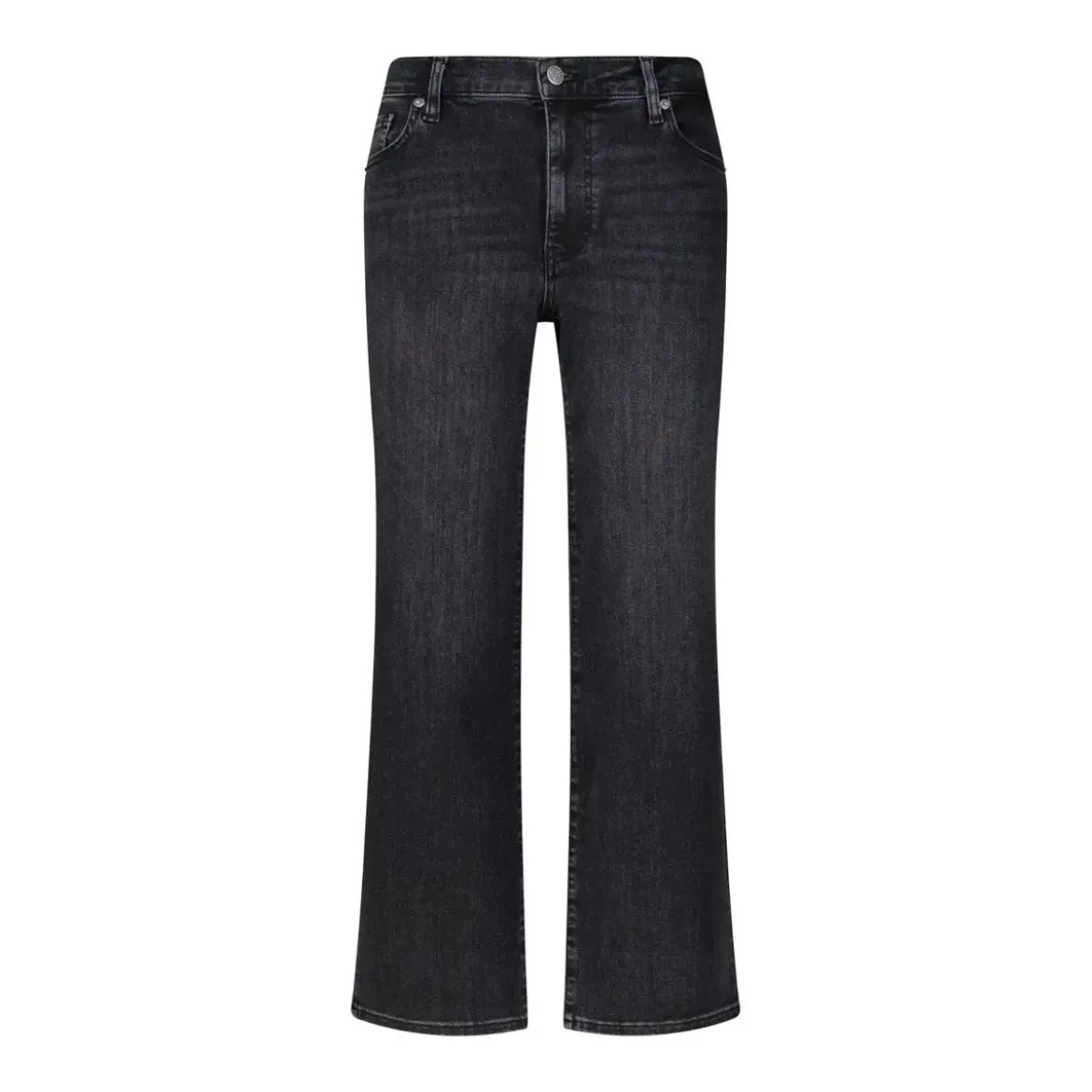 FRAME Wide-Leg Jeans The Mellow Anthrazit Wide Leg Jeans