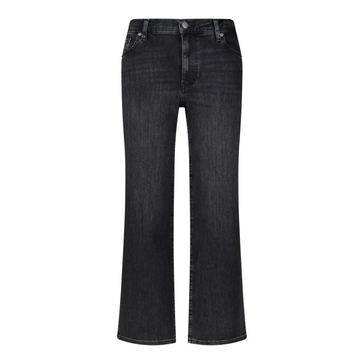 FRAME Wide-Leg Jeans The Mellow Anthrazit Wide Leg Jeans