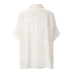 Friendly Hunting Bluse aus Seide weiß Bluse