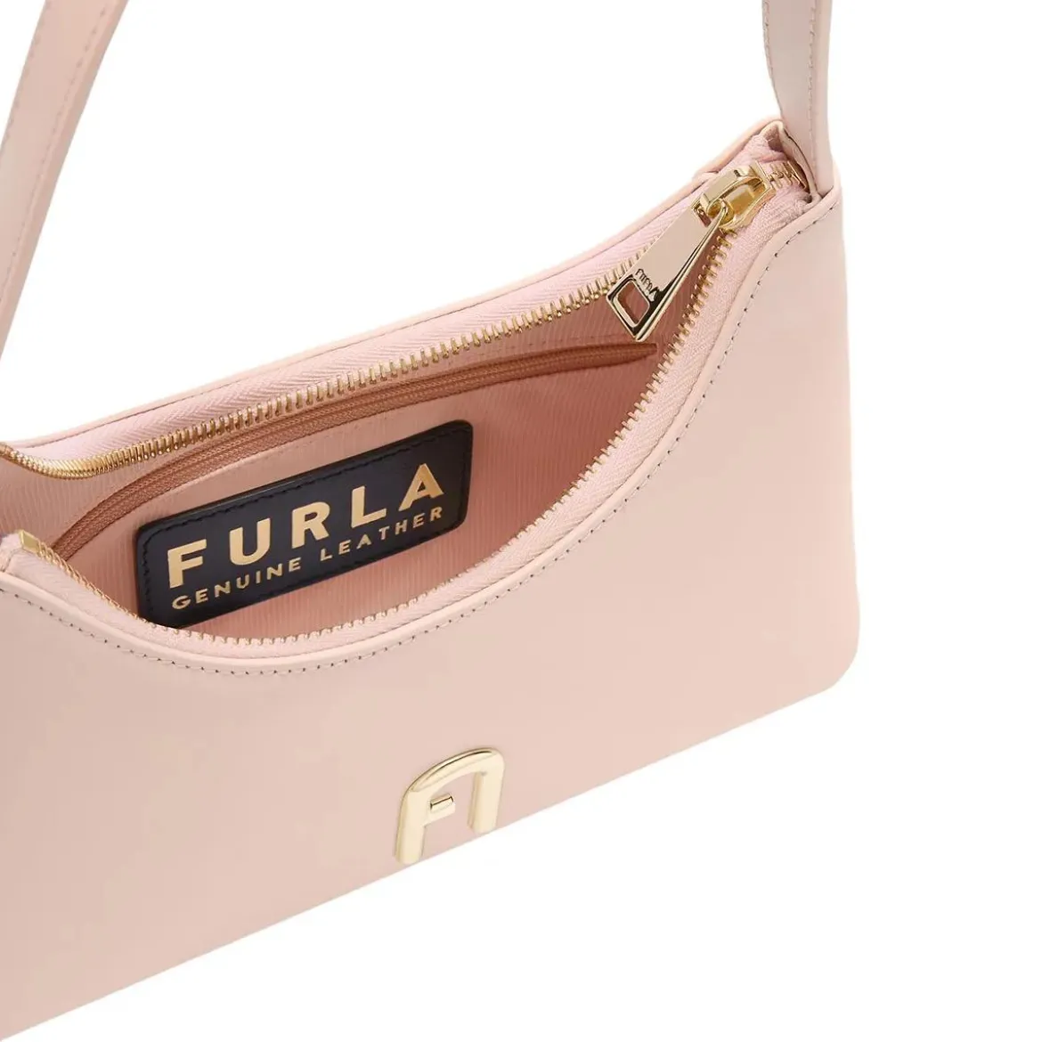 Furla Furla Diamante Mini Shoulder Bag Dusty Pink Schultertasche