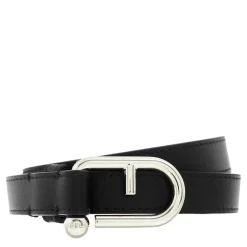 Furla Furla Nuvola Fixed Belt H2 Nero Dünner Gürtel