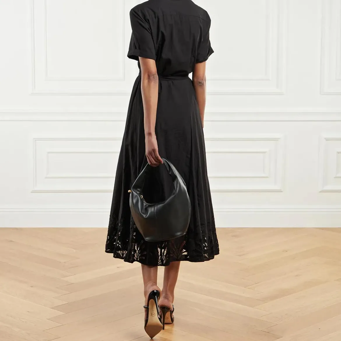 Furla Furla Ring Mini Hobo Nero Hobo Bag