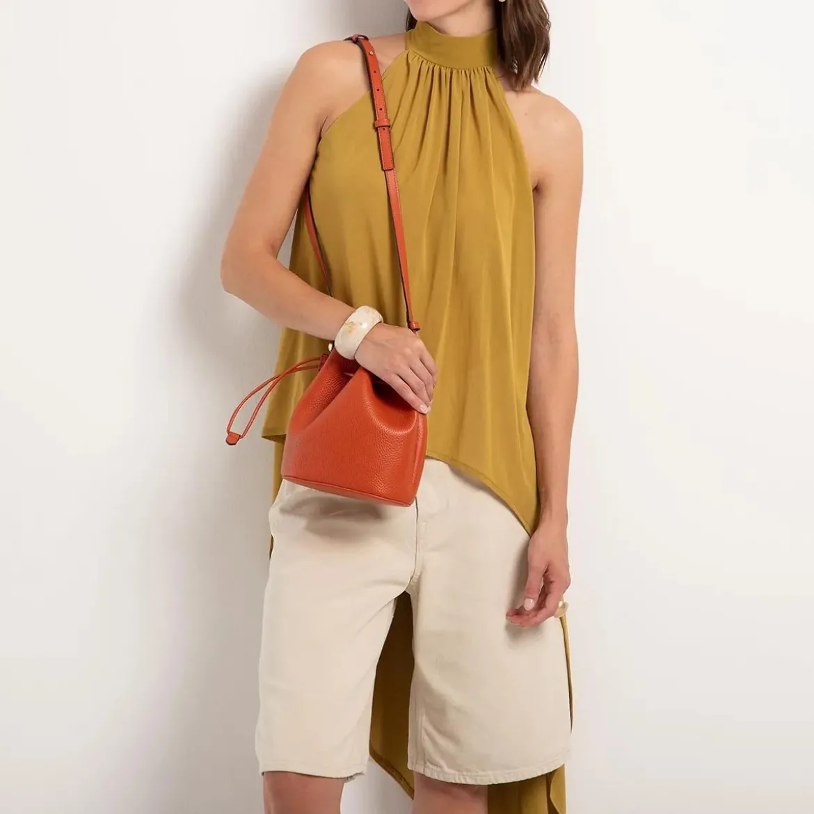 Furla Furla Sfera Mini Bucket Bag Cotto Bucket Bag