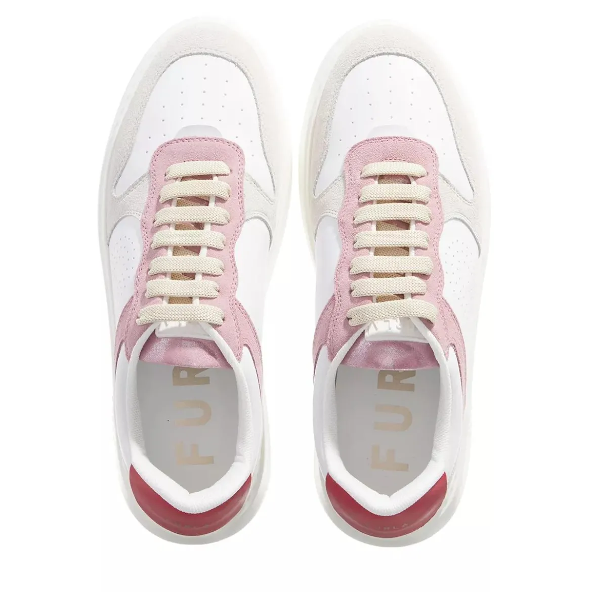 Furla Furlasport Lace-Up Sneaker T.3 Off White+Alba+Talco H+Rosso Veneziano Low-Top-Sneaker