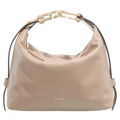 Furla Furla Tonie Mini Hobo Greige Hobo Bag