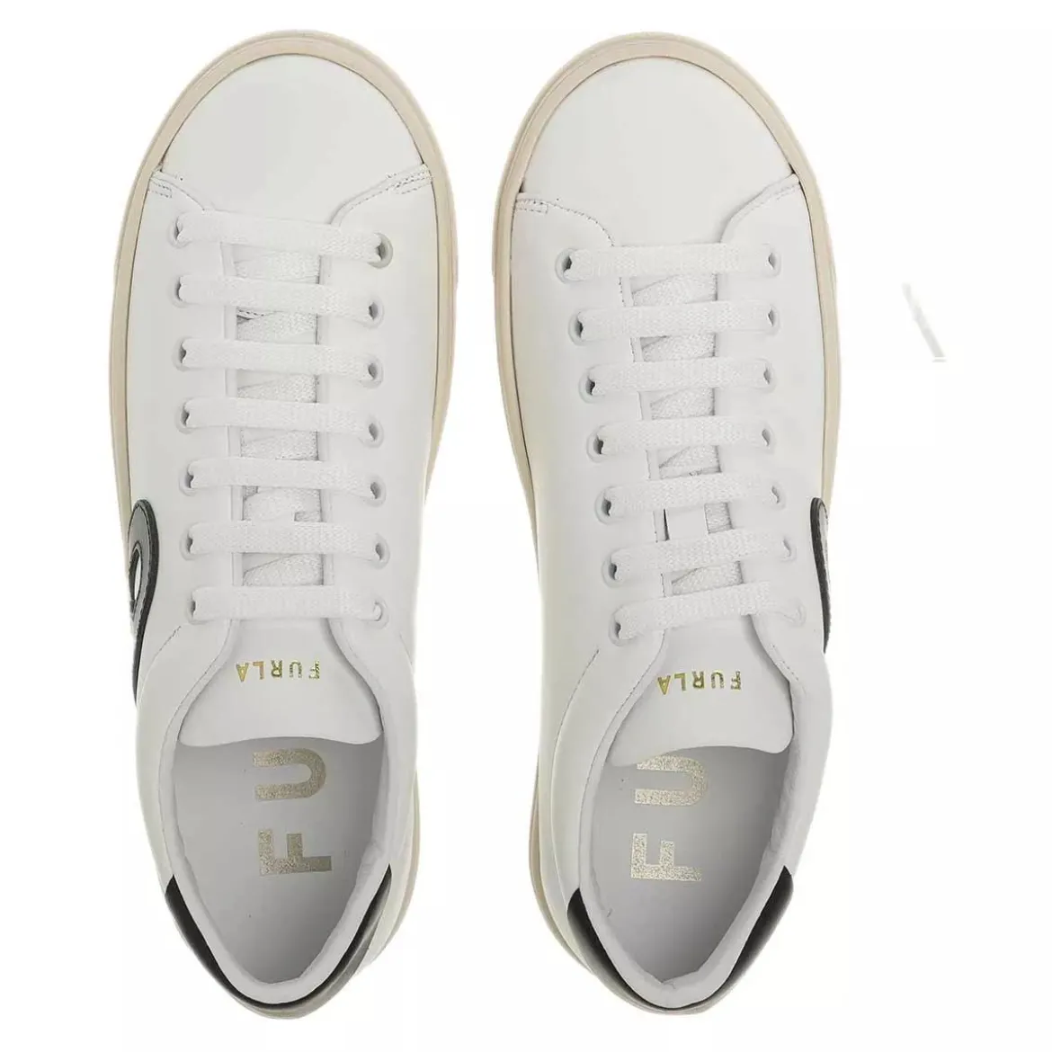 Furla Joy Lace-Up Sneaker T.20 Talco H+Nero Low-Top-Sneaker