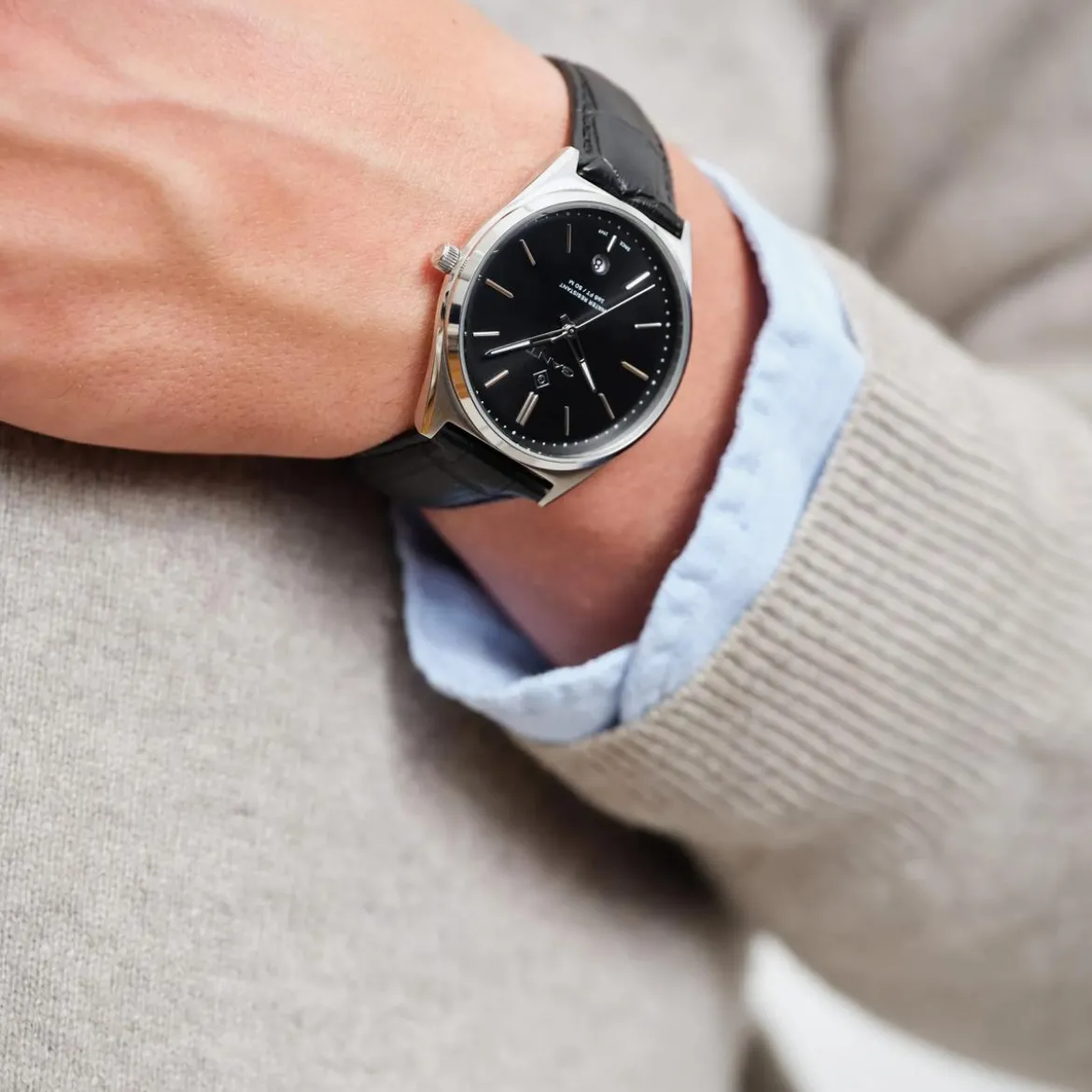 GANT Quarzuhr Abington schwarz Quarzuhr