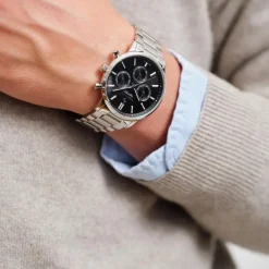 GANT Quarzuhr Easthill Day-Date silber Quarzuhr