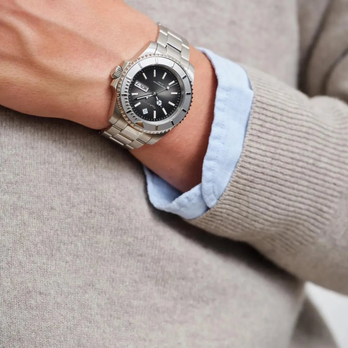 GANT Quarzuhr Watertown silber Quarzuhr