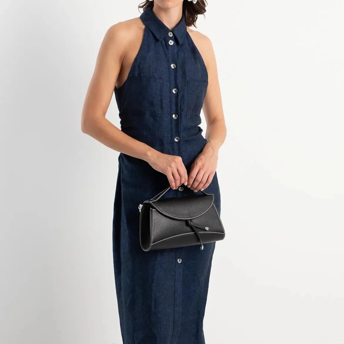 Gianni Chiarini Margot Nero Crossbody Bag