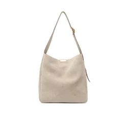 Gianni Chiarini Schultertasche Jo aus Veloursleder beige Crossbody Bag