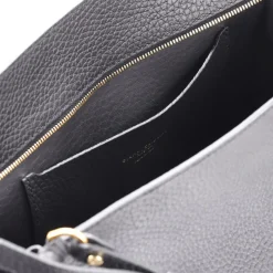 Gianni Chiarini Tasche Bloom aus Leder schwarz Schultertasche