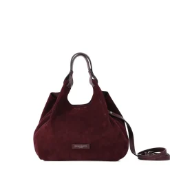 Gianni Chiarini Tasche Dua aus Veloursleder rot Crossbody Bag