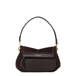 Gianni Chiarini Tasche Helena aus Veloursleder braun Schultertasche