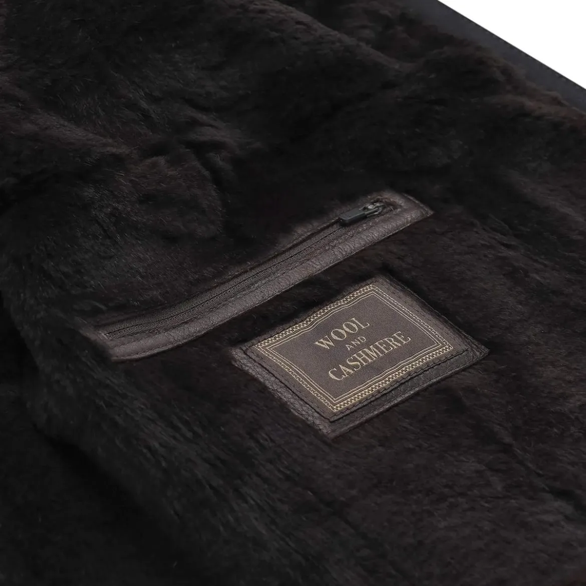 Gimo's Wolljacke mit Pelzfutter blau Übergangsjacke
