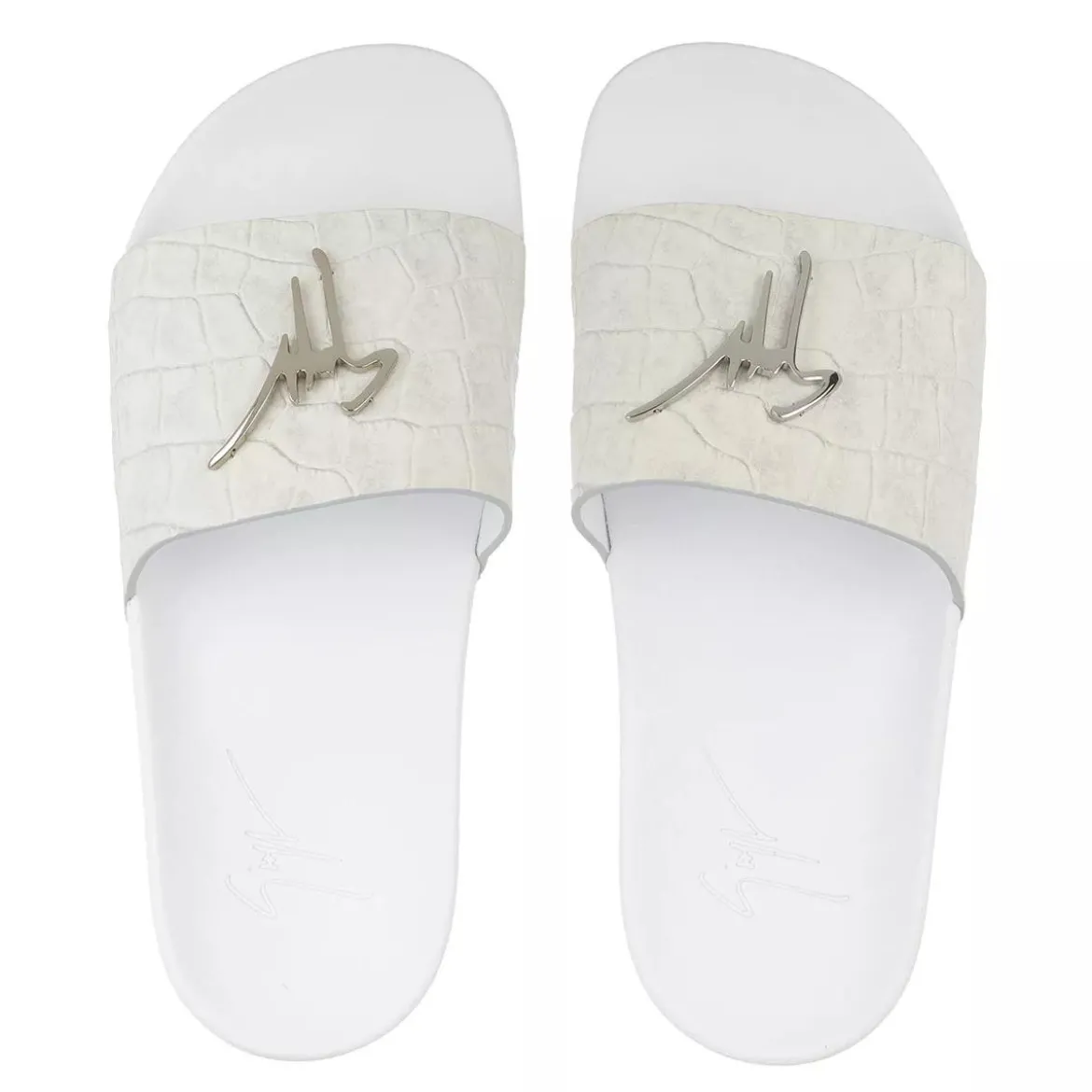 Giuseppe Zanotti Slipper Lilium Off White Slides