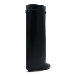 Givenchy Black Knee-High Leather Boots Black Stiefel