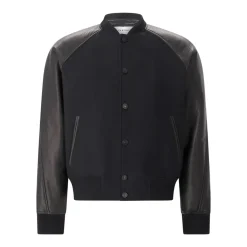 Givenchy Blouson aus Leder & Wolle schwarz Blouson