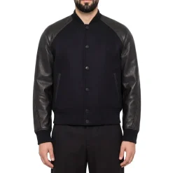 Givenchy Blouson aus Leder & Wolle schwarz Blouson
