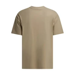 Givenchy Cotton T-Shirt With Grosgrain Appliqué And Riveted Neutrals T-Shirt