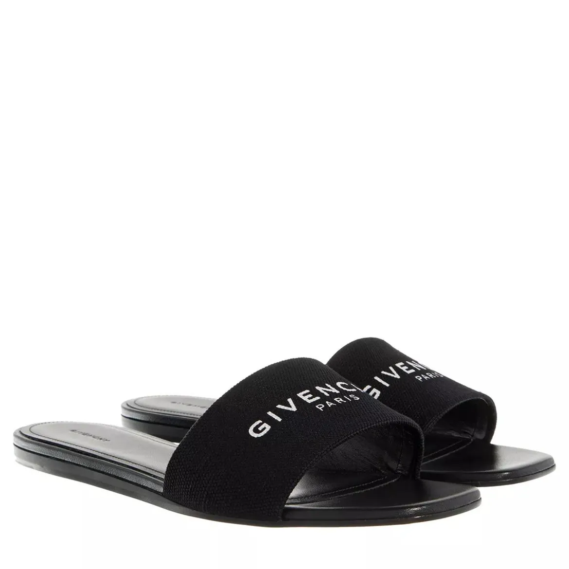 Givenchy 4G Flat Sandal Black Slides