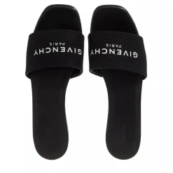 Givenchy 4G Flat Sandal Black Slides