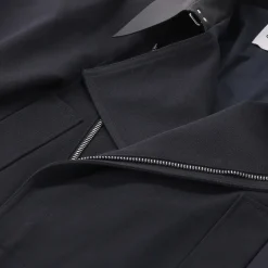 Givenchy Jacke mit Lederkragen dunkelblau Übergangsjacke