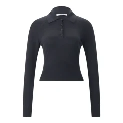 Givenchy Poloshirt aus Baumwolle & Seide dunkelblau Poloshirt