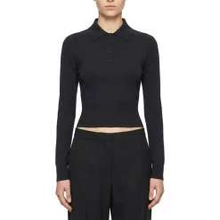Givenchy Poloshirt aus Baumwolle & Seide dunkelblau Poloshirt