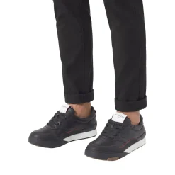 Givenchy Sneaker aus Kalbsleder schwarz Schnürschuhe