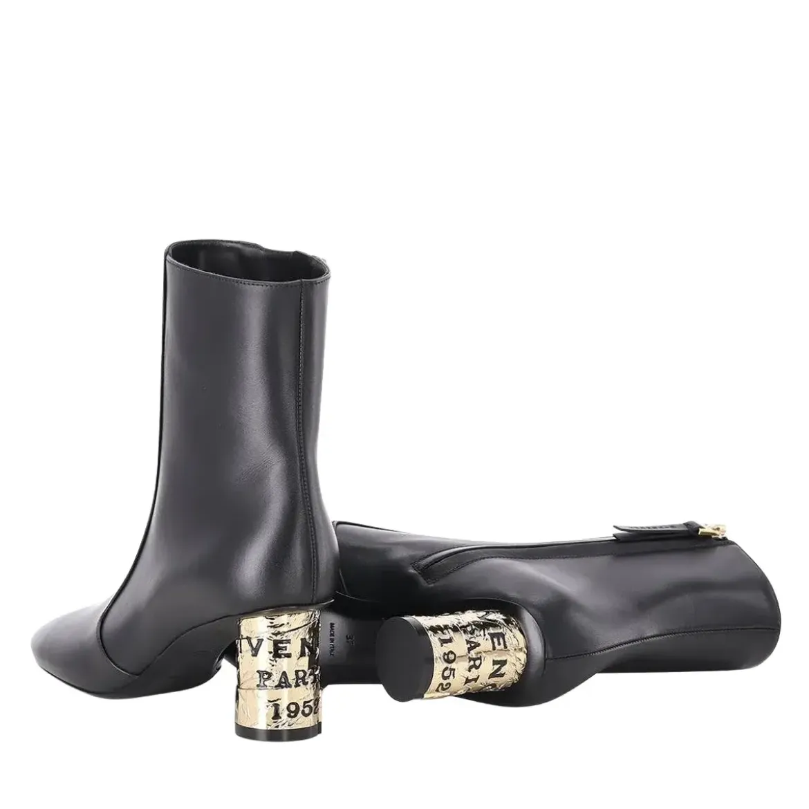 Givenchy Stiefeletten aus Kalbsleder schwarz Schnürschuhe