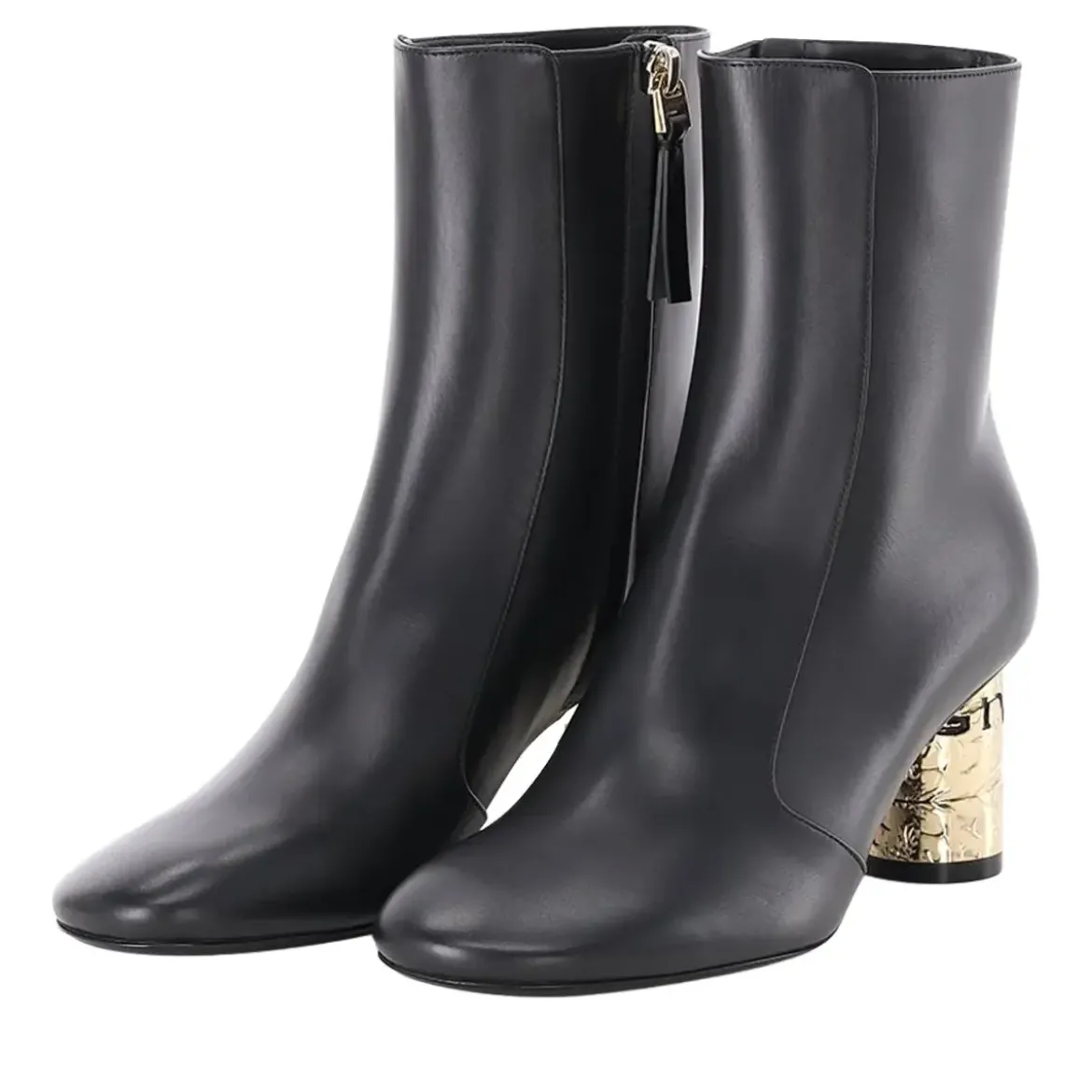Givenchy Stiefeletten aus Kalbsleder schwarz Schnürschuhe