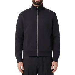 Givenchy Sweatjacke mit Fischgrätenmuster schwarz Strickjacke