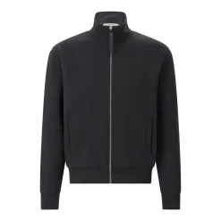 Givenchy Sweatjacke mit Fischgrätenmuster schwarz Strickjacke
