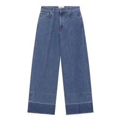 Givenchy Wide-Leg Jeans mit Fransen blau Jeans