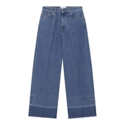 Givenchy Wide-Leg Jeans mit Fransen blau Jeans