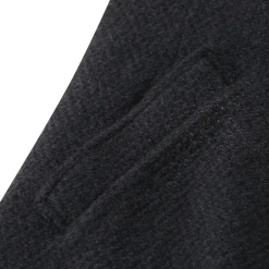 GMS-75 Wollmantel mit Pelzfutter blau Wollmantel