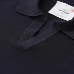 Gran Sasso Longsleeve aus Wolle blau