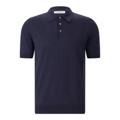 Gran Sasso Poloshirt aus Baumwolle blau Poloshirt