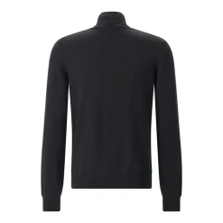 Gran Sasso Rollkragenpullover aus Schurwolle schwarz Rollkragenpullover