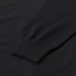 Gran Sasso Rollkragenpullover aus Schurwolle schwarz Rollkragenpullover