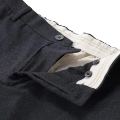GTA Hose Davide aus Woll-Mix grau Stoffhose