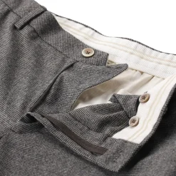 GTA Hose Davide aus Woll-Mix grau Stoffhose