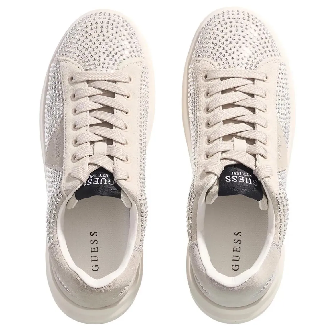 Guess Elbina White Low-Top-Sneaker