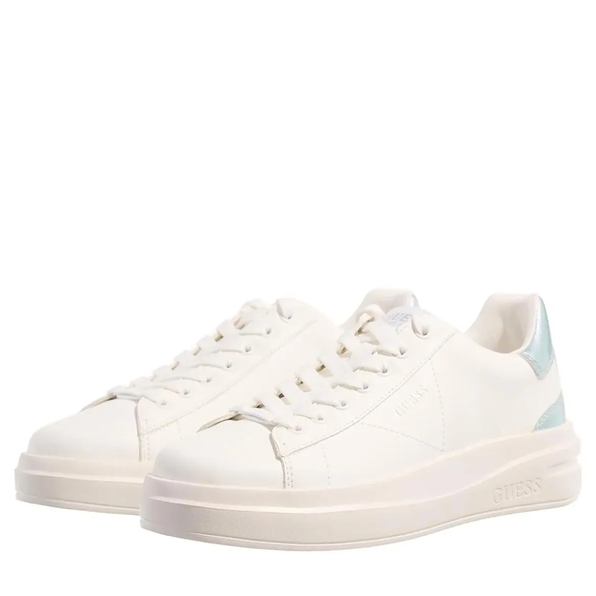 Guess Elbina White/Ltblue Low-Top-Sneaker