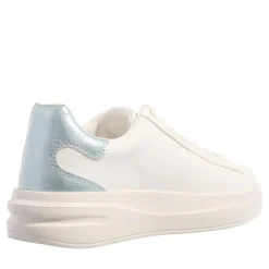 Guess Elbina White/Ltblue Low-Top-Sneaker
