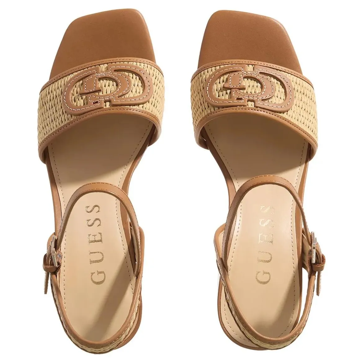 Guess Ganika Natural/Tan Sandaletten mit Absatz