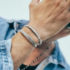 Haze & Glory Armband Armreif - Live in the moment 925 Silber silber Armreif