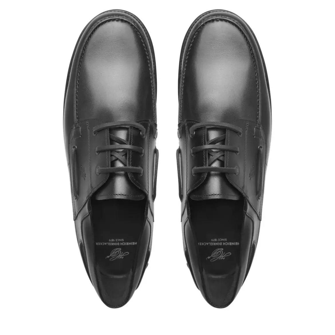 Heinrich Dinkelacker Bootsschuh Miami Plain BC schwarz Bootsschuhe
