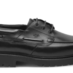 Heinrich Dinkelacker Bootsschuh Miami Plain BC schwarz Bootsschuhe